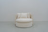Bruges Linen Chair Front Perspective View 2