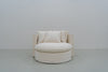Bruges Linen Chair Front Perspective View 3