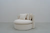 Bruges Linen Chair Perspective View 2
