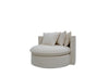 Bruges Linen Chair White Background View 2