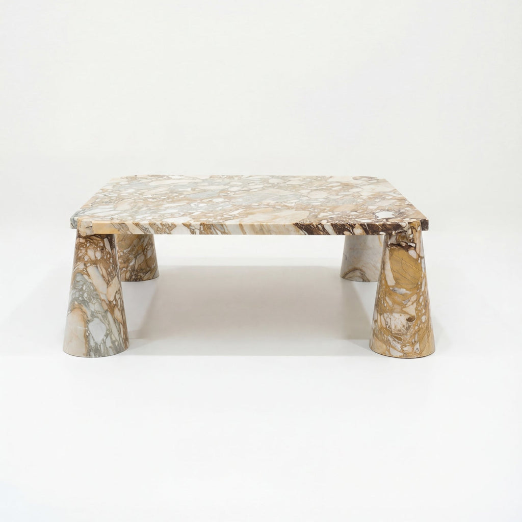 Calacatta Gold Marble Coffee Table Front View 1