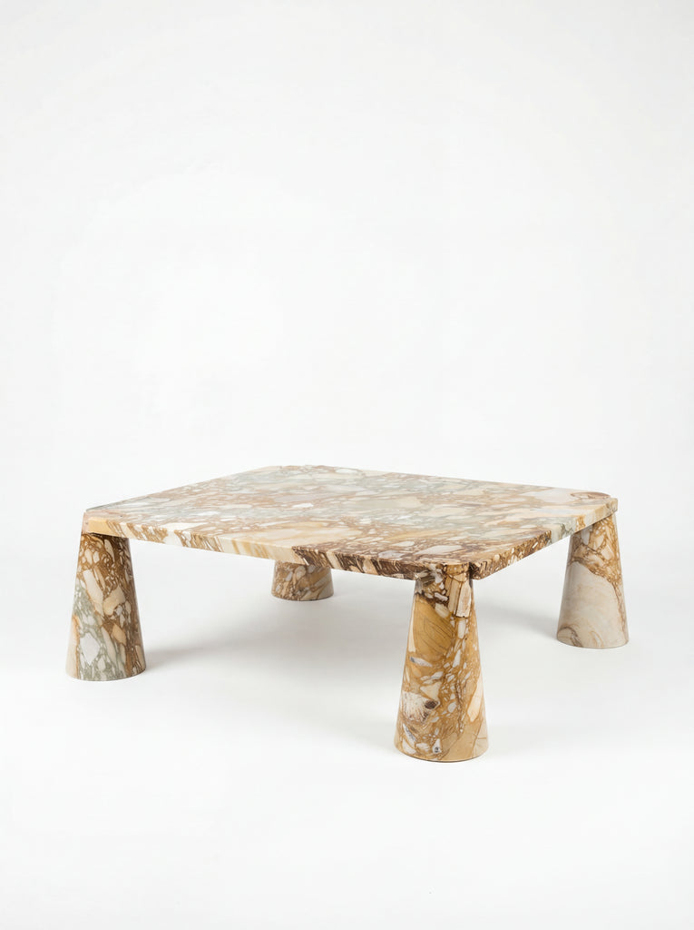 Calacatta Gold Marble Coffee Table Perspective View 1