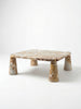 Calacatta Gold Marble Coffee Table Perspective View 2