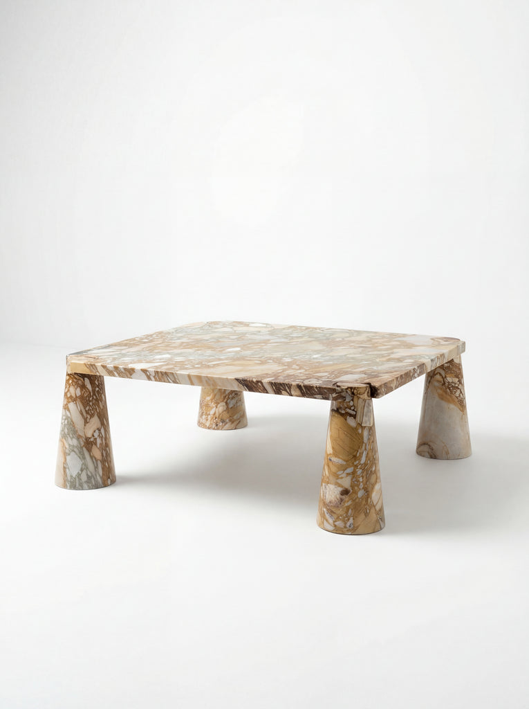 Calacatta Gold Marble Coffee Table Perspective View 2