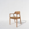 California Woven Teak Dining Chair