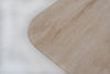 Calista Travertine Dining Table Detailed Top Texture Perspective View 1