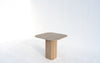 Calista Travertine Dining Table Perspective View 3