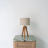 Cape Tripod Table Lamp Front Perspective View 3