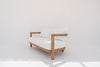 Capri Teak 2 Seater Sofa Perspective View 3
