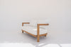 Capri Teak 2 Seater Sofa Perspective View 4