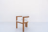 Capri Teak Dining Chairs Side view 3