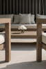 Capri Teak Single Seater Sofa Customer Home