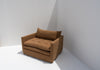 Carmel Linen Lounge Chair Side view 2
