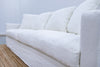Caroline Slipcovered Linen Sofa Side view