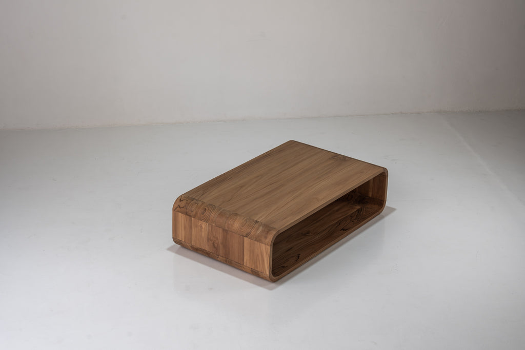 Caspian Teak Coffee Table Perspective View 6