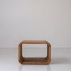 Caspian Teak Side Table Front Perspective View 1