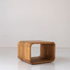Caspian Teak Side Table Perspective View 3