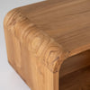 Caspian Teak Side Table Front Perspective View 5