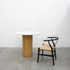 Ceasar Dining Table Detailed Top Texture Perspective View 02