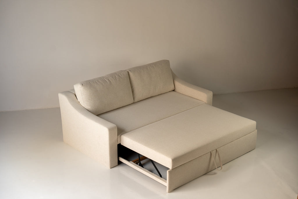 Charleston Sofa Bed Pull Out Footrest Perspective View 5
