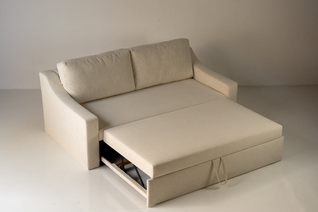 Charleston Sofa Bed Pull Out Footrest Perspective View 7
