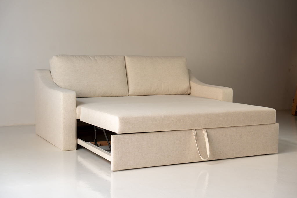 Charleston Sofa Bed Pull out Footrest Perspective View 1