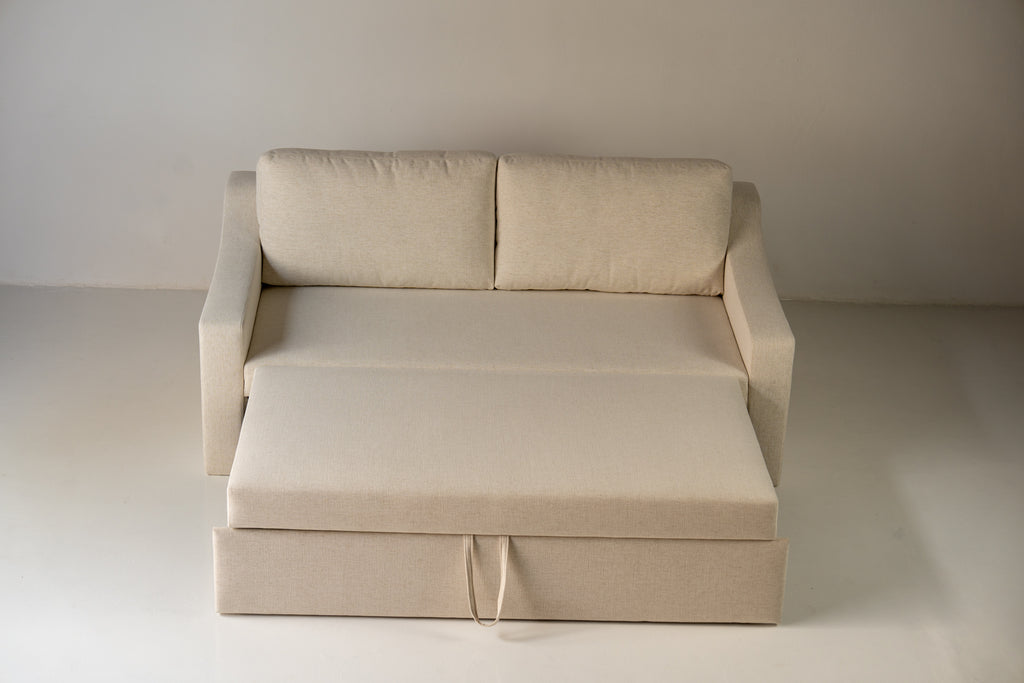 Charleston Sofa Bed Pull out Footrest Perspective View 3