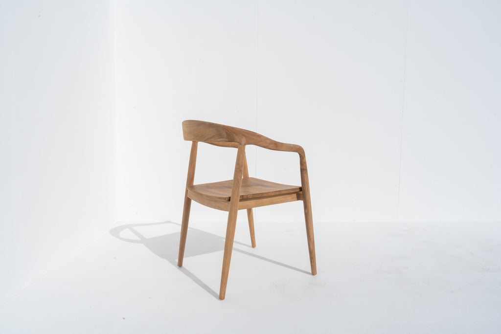 Chester Teak Dining Chair Back view