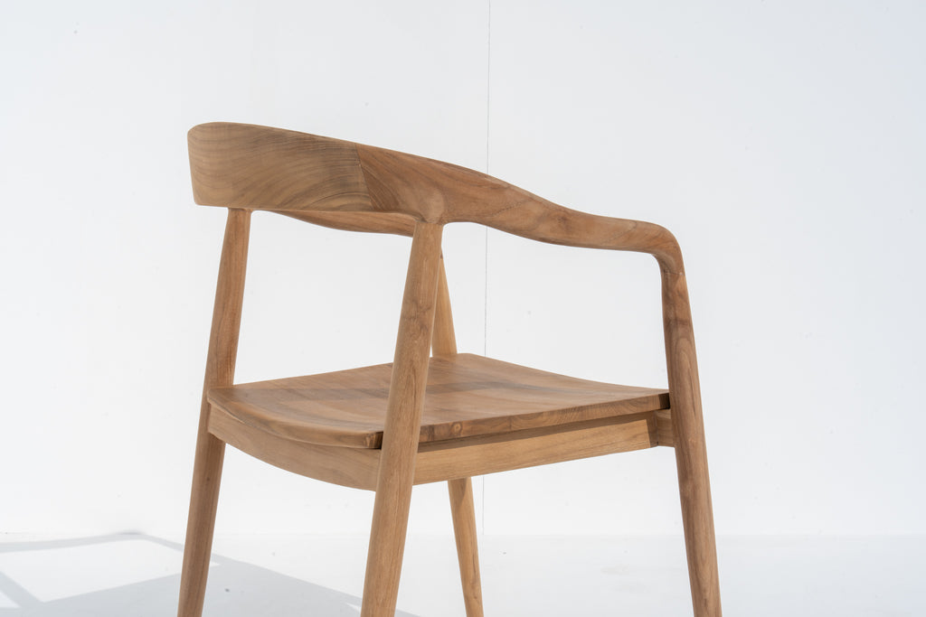 Chester Teak Dining Chair Back view 2