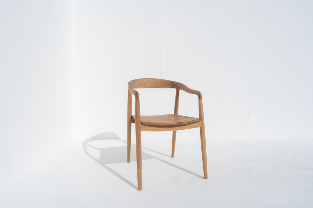 Chester Teak Dining Chair Side view