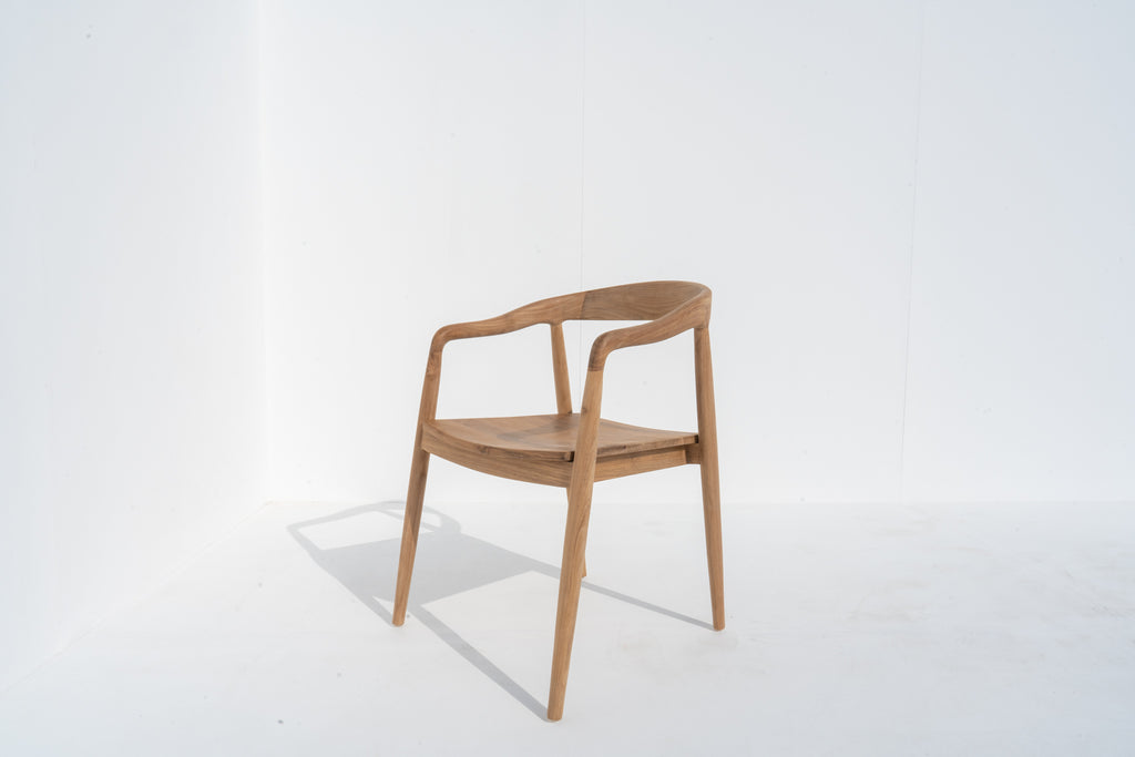 Chester Teak Dining Chair Side view 4