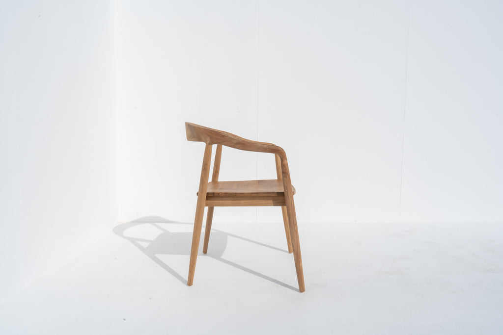 Chester Teak Dining Chair Side view 5