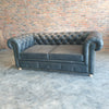 Chesterfield Leather Sofa 2 Seater Front view
