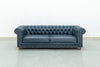 Chesterfield Leather Sofa 3 Seater Front view