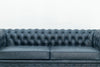 Chesterfield Leather Sofa 3 Seater Front view