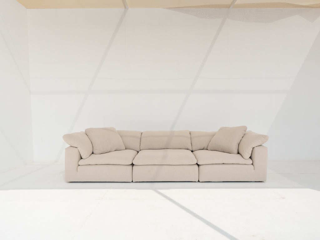 Cloud Sofa 3 Seater Front Perspective View 4