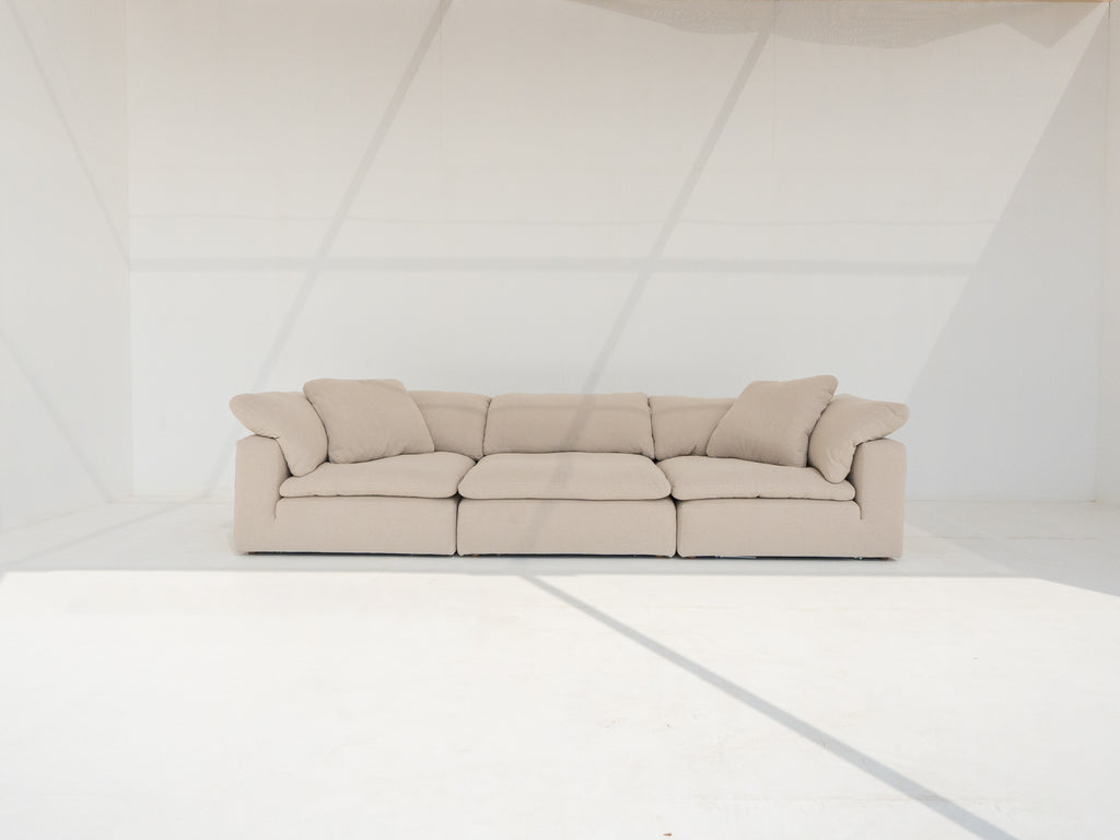 Cloud Sofa 3 Seater Front Perspective View 8