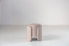 Column Upholstered Stool Front View 2