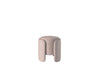 Column Upholstered Stool Front View 3