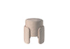 Column Upholstered Stool II Front View 3