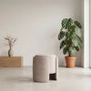 Column Upholstered Stool Indoor View 1