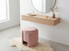Column Upholstered Stool Indoor View 2