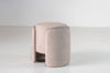Column Upholstered Stool Perspective View 2