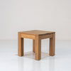 Contemporary Teak Side Table Perspective View 1