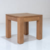 Contemporary Teak Side Table Perspective View 2