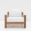 Contemporary Teak Single Seater Sofa