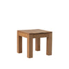 Contemporary Teak side table White Background View