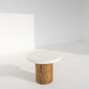 Costa Microcement Side Table Perspective View 2