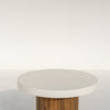 Costa Microcement Side Table Perspective View 6