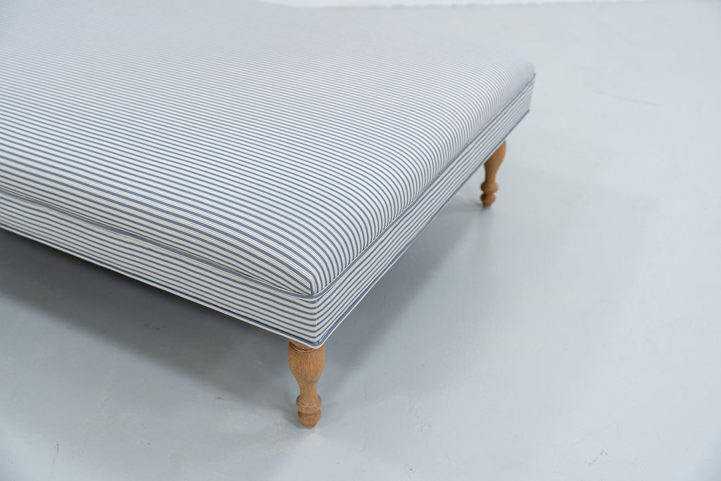Cotswold Ticking Stripe Ottoman Detailed Fabric Texture View 3